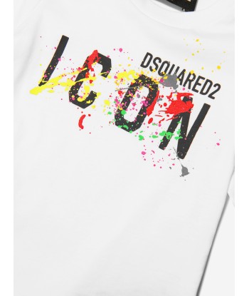 Dsquared2 Baby Paint Splatter Icon T-Shirt Paris Déstockage Promo