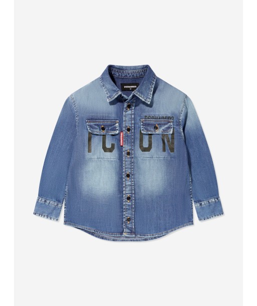 Dsquared2 Kids Relax Icon Denim Shirt Livraison rapide