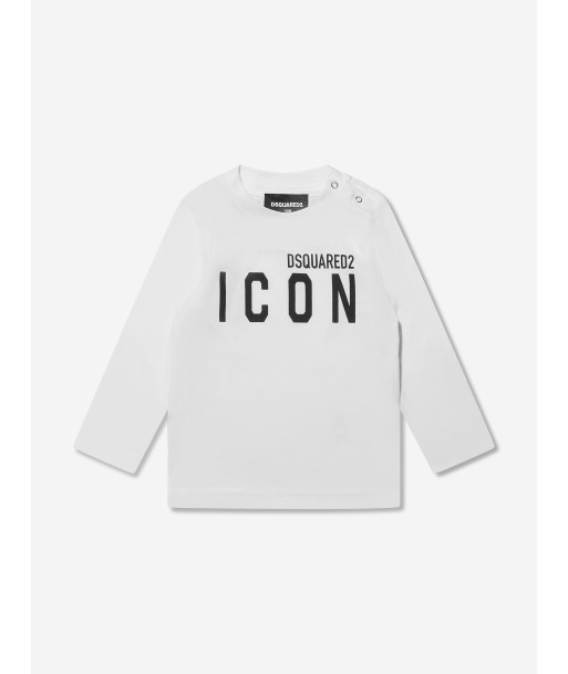 Dsquared2 Baby Long Sleeve Icon T-Shirt Les magasins à Paris et en Île-de-France