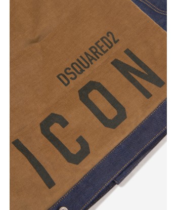 Dsquared2 Kids Logo Back Padded Denim Jacket soldes