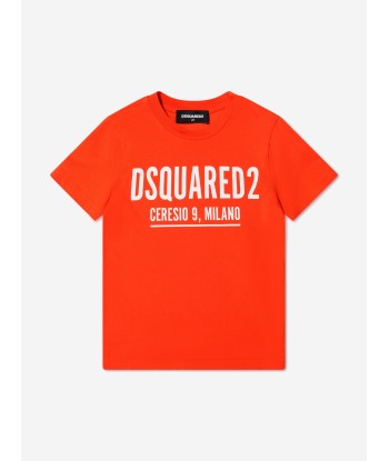 Dsquared2 Kids Relax T-Shirt In Orange 2023