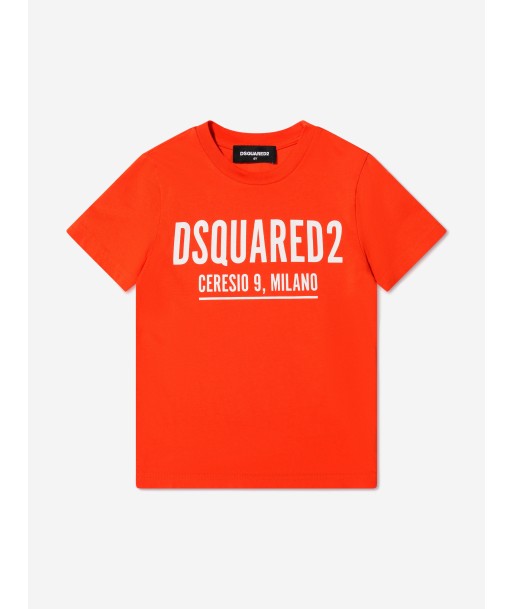 Dsquared2 Kids Relax T-Shirt In Orange 2023