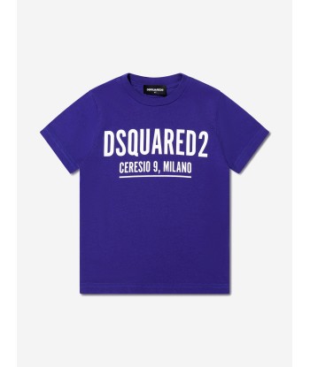 Dsquared2 Kids Relax T-Shirt In Blue offre 