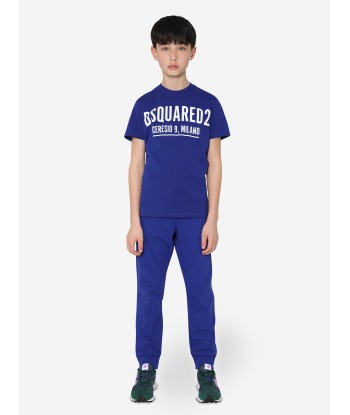 Dsquared2 Kids Relax T-Shirt In Blue offre 