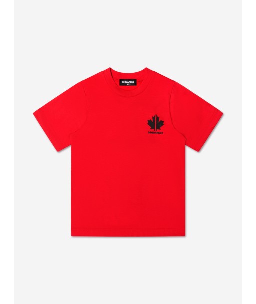 Dsquared2 Kids Sports Edition.07 T-Shirt In Red Economisez 