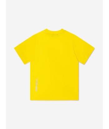 Dsquared2 Kids Sports Edition.07 T-Shirt In Yellow en linge