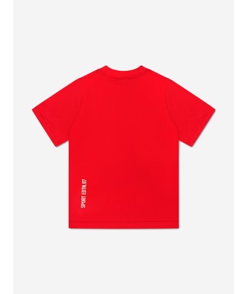 Dsquared2 Kids Sports Edition.07 T-Shirt In Red Economisez 