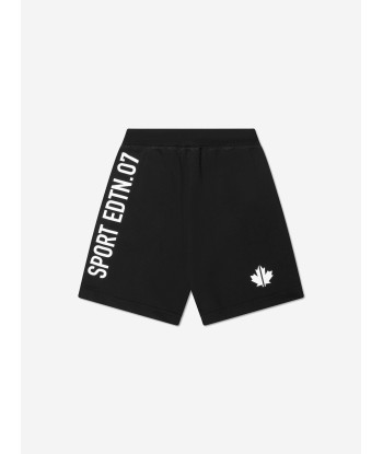 Dsquared2 Kids Sports Edition.07 Shorts In Black Livraison rapide