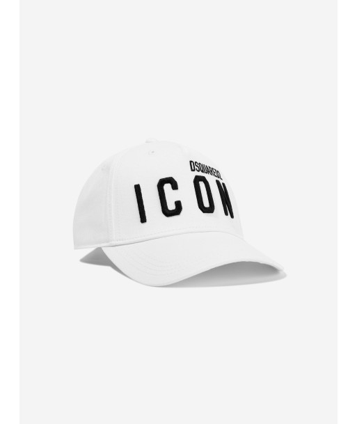 Dsquared2 Kids Icon Logo Cap in White de votre