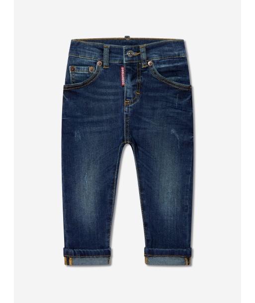 Dsquared2 Baby Denim Jeans In Blue pas chere