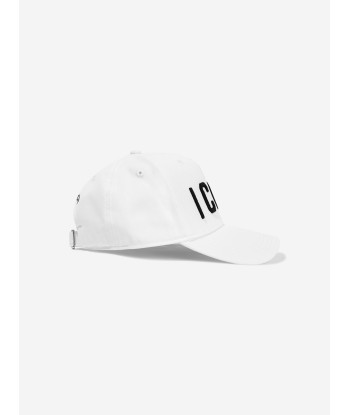 Dsquared2 Kids Icon Logo Cap in White de votre