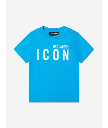 Dsquared2 Baby Icon T-Shirt In Blue Les magasins à Paris