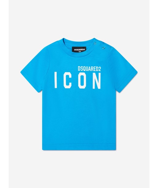 Dsquared2 Baby Icon T-Shirt In Blue Les magasins à Paris