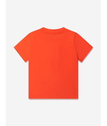 Dsquared2 Baby Logo T-Shirt In Orange de pas cher