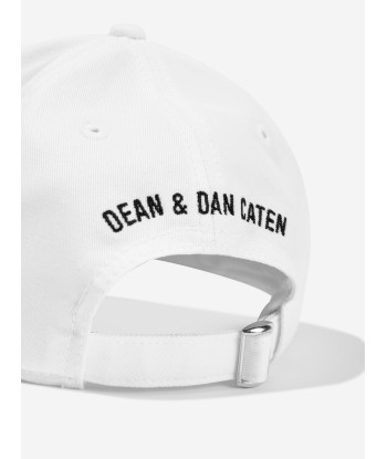 Dsquared2 Kids Icon Logo Cap in White de votre