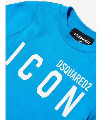 Dsquared2 Baby Icon T-Shirt In Blue Les magasins à Paris