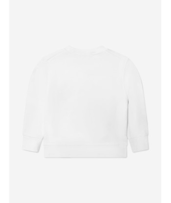 Dsquared2 Kids Icon Sweatshirt In White JUSQU'A -70%! 