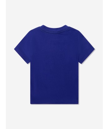 Dsquared2 Baby Logo T-Shirt In Blue Amélioration de cerveau avec