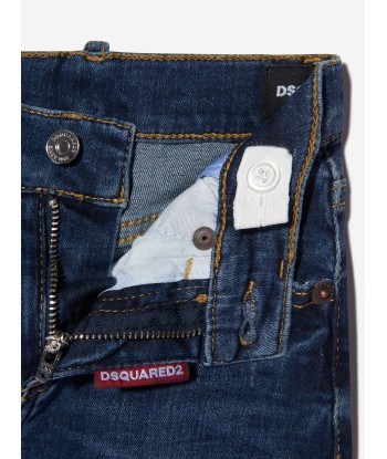 Dsquared2 Baby Denim Jeans In Blue pas chere