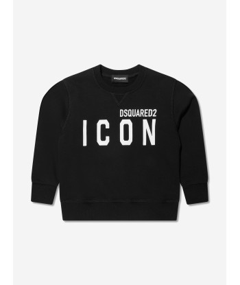 Dsquared2 Kids Icon Sweatshirt In Black Venez acheter