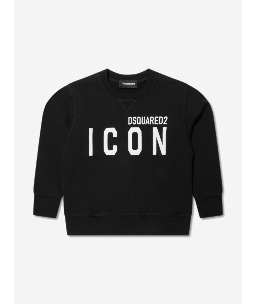 Dsquared2 Kids Icon Sweatshirt In Black Venez acheter