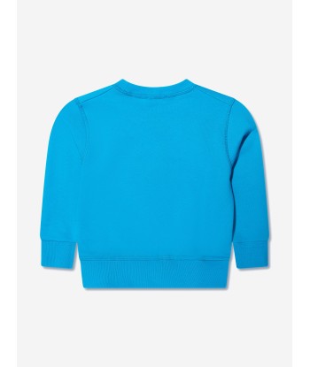 Dsquared2 Kids Icon Sweatshirt In Blue pas chere