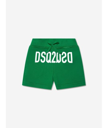 Dsquared2 Baby Logo Shorts In Green ou a consommer sur place