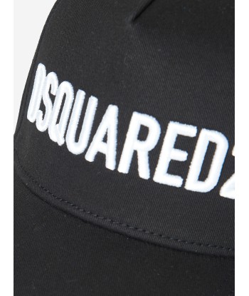 Dsquared2 Kids Logo Cap in Black ouvre sa boutique