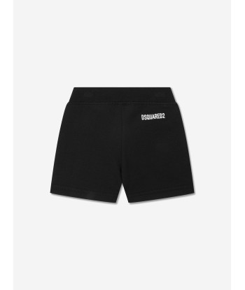 Dsquared2 Baby Logo Shorts In Black meilleur choix