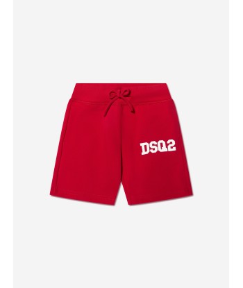 Dsquared2 Kids Logo Shorts In Red la livraison gratuite