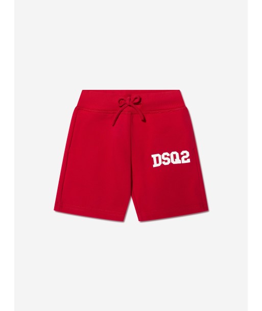 Dsquared2 Kids Logo Shorts In Red la livraison gratuite