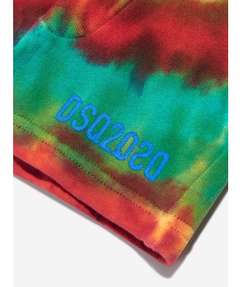 Dsquared2 Baby Tie Dye Shorts In Multicolour Les magasins à Paris