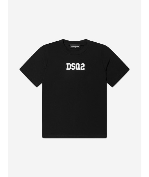 Dsquared2 Kids Logo T-Shirt In Black Les magasins à Paris