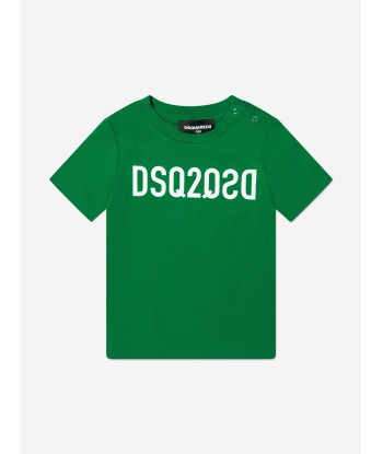 Dsquared2 Baby Logo T-Shirt In Green 50-70% off 