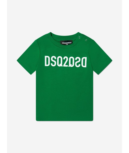 Dsquared2 Baby Logo T-Shirt In Green 50-70% off 