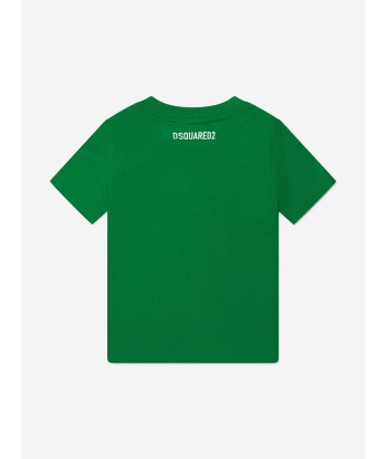 Dsquared2 Baby Logo T-Shirt In Green 50-70% off 