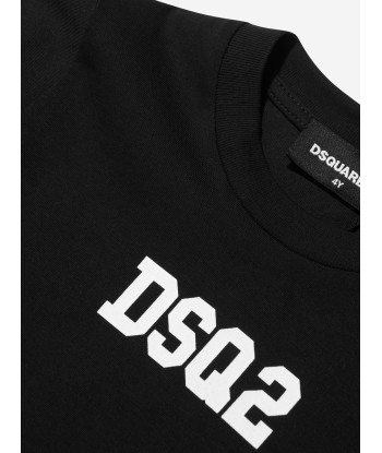 Dsquared2 Kids Logo T-Shirt In Black Les magasins à Paris