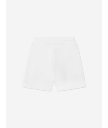 Dsquared2 Kids Ivcon Logo Shorts in White Découvrez la collection