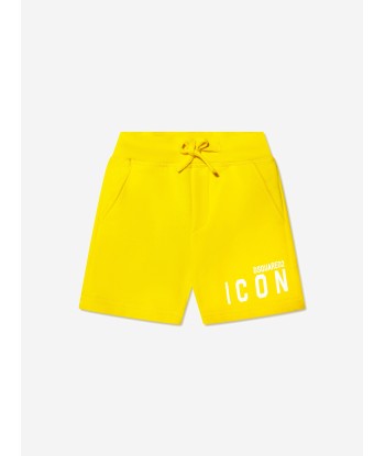 Dsquared2 Kids Icon Shorts In Yellow de l' environnement