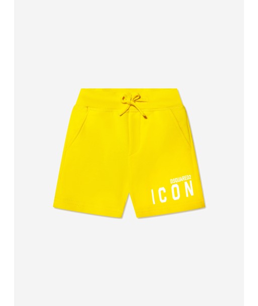 Dsquared2 Kids Icon Shorts In Yellow de l' environnement