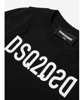 Dsquared2 Baby Logo T-Shirt In Black Toutes les collections ici