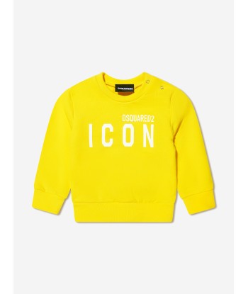 Dsquared2 Baby Icon Sweatshirt In Yellow suggérées chez