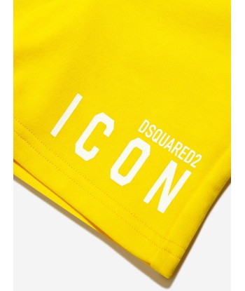 Dsquared2 Kids Icon Shorts In Yellow de l' environnement