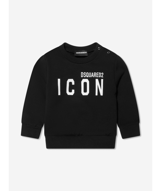 Dsquared2 Baby Icon Sweatshirt In Black l'achat 