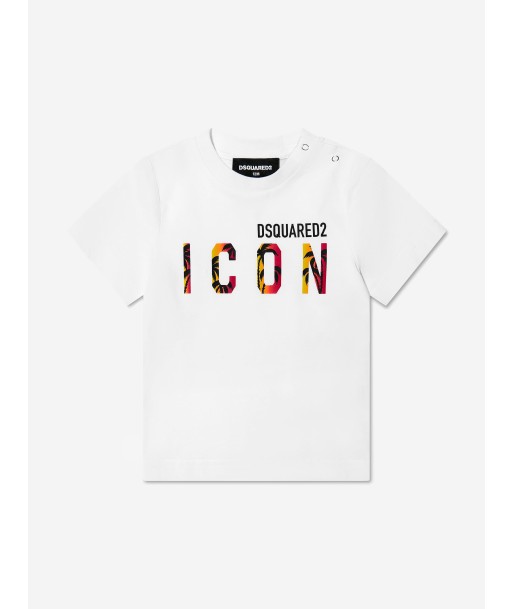 Dsquared2 Baby Boys Icon T-Shirt In White JUSQU'A -70%! 