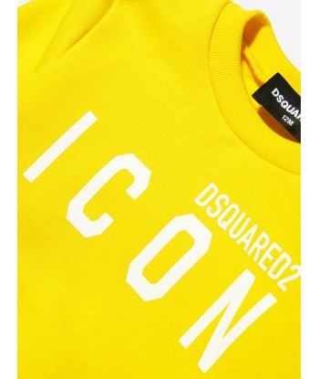 Dsquared2 Baby Icon Sweatshirt In Yellow suggérées chez