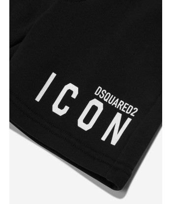 Dsquared2 Kids Icon Shorts In Black chez Cornerstreet bien 