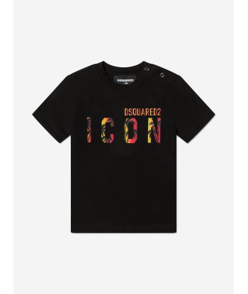 Dsquared2 Baby Boys Icon T-Shirt In Black JUSQU'A -70%! 