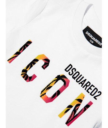 Dsquared2 Baby Boys Icon T-Shirt In White JUSQU'A -70%! 