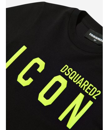 Dsquared2 Boys Icon Logo T-Shirt In Black destockage